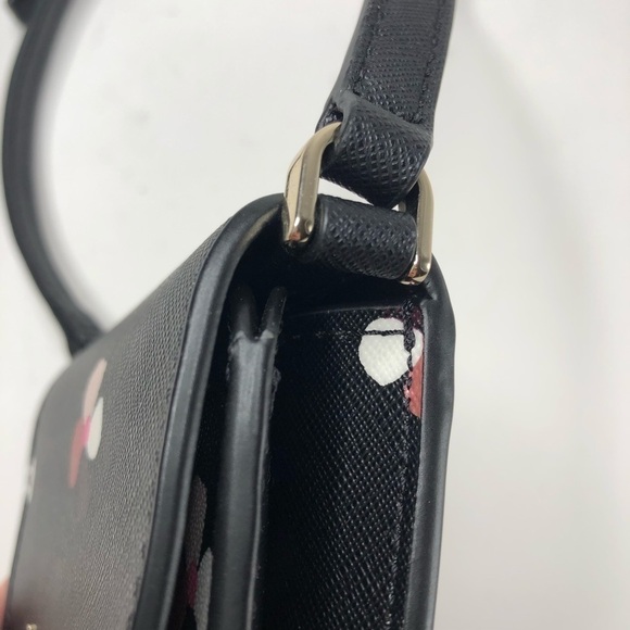 RARE Kate Spade Cameron Dusk Buds Floral Dusty Pink Flap Phone Crossbody Bag - Picture 11 of 16